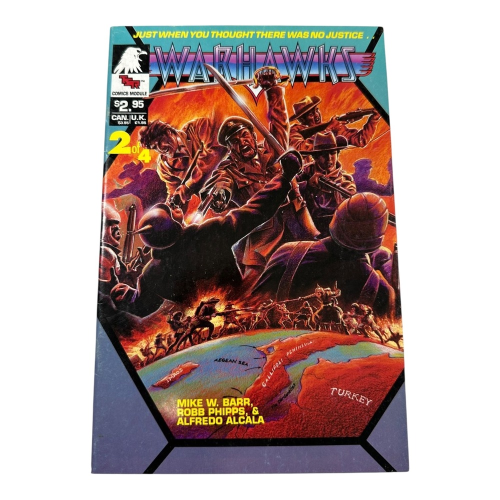 Warhawks Comic‎ Book Module 2 TSR 1988 Mike W. Barr Robb Phipps Alcala